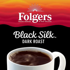 Folgers Black Silk Dark Roast Instant Coffee - 8oz