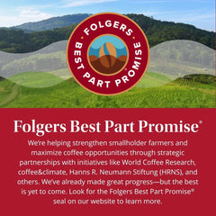 Folgers Black Silk Dark Roast Ground Coffee Can - 33.7oz