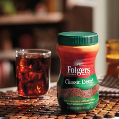 Folgers Classic Medium Roast Instant Coffee - Decaf - 8oz